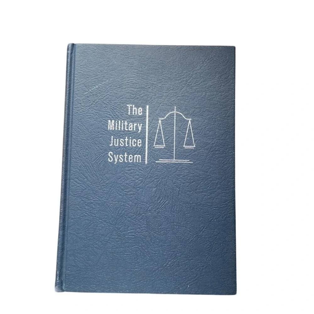 1962 The Military Justice System Air University AFROTC Hardcover Text Book